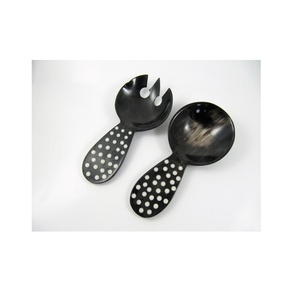 Cuillère en corne vaisselle pour hôtel restaurant maison cuisine fourchette et cuillère à vendre produit - Product Image 3