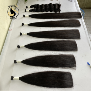 Extension de cheveux malaisiens naturels lisses, 100% cuticules, vente en gros, haute qualité - Product Image 5