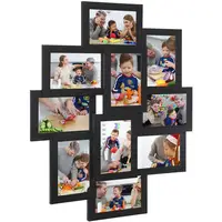 Songmics Montage Wit Mdf Wall Mounted Photo Gallery Display Fotolijst Collage Voor 10 Foto 'S