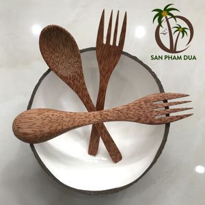 Bols en coquille de noix de coco naturelle 1 pièce, d'origine du VIETNAM, produits artisanaux à bas prix, pour cadeau, motif personnalisé, écologique - Product Image 4