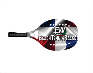 Raquettes de beach tennis et de padel sur mesure avec logos en fibre de carbone et verre, combinaisons de couleurs, poids 310-330g, longueur 50cm - Product Image 5