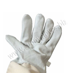 Guantes de apicultura ventilados, hechos de piel de cabra por Sunny - Product Image 3