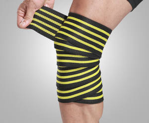 Genouillères élastiques de gymnastique, sangles de Bandage pour la musculation, sangles antidérapantes pour tous les Sports - Product Image 3