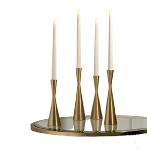 เชิงเทียนชุบนิกเกิลแบบทันสมัยสำหรับตกแต่งบ้านเชิงเทียนจากอินเดียขายส่งคริสต์มาส - Product Image 3