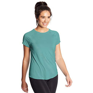 Camiseta deportiva con diseño de logotipo personalizado para mujer, ropa deportiva, material de alta calidad - Product Image 1