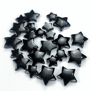 Proveedor al por mayor de piedras preciosas naturales con forma de estrella semipreciosa de ónix negro para la fabricación de joyas de todas las formas y tamaños disponibles ODM - Product Image 2