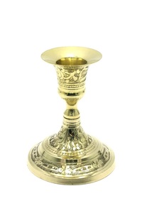 เชิงเทียนทองเหลืองโบราณที่มีคุณภาพสูงจาก brassworld อินเดีย - Product Image 3