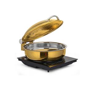 Plat de chauffe-plats design de forme ronde pour la décoration de vaisselle de fête de mariage - Product Image 1