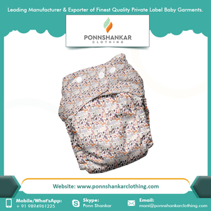 Pañal de tela suave orgánico para bebé, precio de fábrica, 100% - Product Image 4