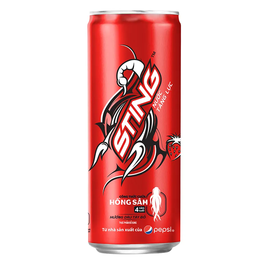 Sting Strawberry Energy Drink 320ml Can