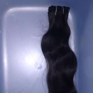 100% máquina de extensiones de tejido de pelo de onda recta negra Natural Remy indio Virgen sin procesar trama doble sin enredos - Product Image 6