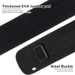 เข็มขัดยกน้ำหนักปรับแต่งได้สำหรับผู้ชายและผู้หญิงเข็มขัดยกน้ำหนักที่เอวสำหรับฟิตเนสและการฝึก - Product Image 5