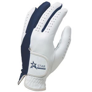 Gants de golf en cuir véritable de qualité supérieure, respirants, antidérapants, anti-humidité, logo personnalisé, OEM, unisexe, équipement sportif pour hommes - Product Image 3