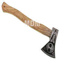 Hache à fendre en acier damas personnalisée de haute qualité avec manche boisé Fabricant direct pour l'agriculture de jardin et le bricolage à usage industriel