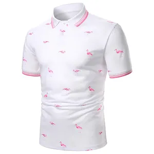 Topkwaliteit Nieuwe Kleding Herfst Streetwear Casual Custom Logo Iets Breder Fit In Schouder 'S Borst Sluiting Polo T-Shirt