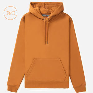 Pull-over à capuche avec logo personnalisé 100% coton éponge motif uni design anti-rétrécissement de grande taille pour les sports d'hiver - Product Image 6