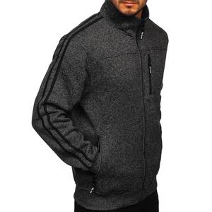 Échantillon gratuit OEM Ensemble pull à capuche à manches longues pour hommes 50% coton 50% polyester Sweat-shirt oversize imprimé pour l'hiver Noir - Product Image 4