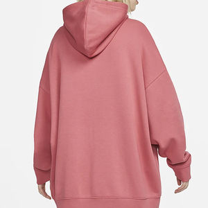 Vente en gros Sweat à capuche respirant à manches longues surdimensionné avec logo personnalisé Sweats à capuche zippés grande taille été automne hiver printemps décontracté - Product Image 3