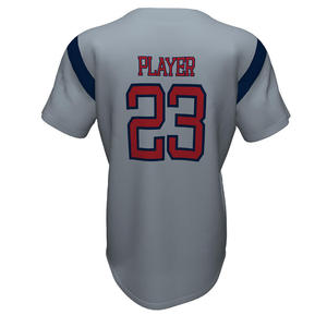 Camiseta de béisbol OEM personalizada de manga corta y manga larga/ Uniforme de béisbol personalizado, camiseta de béisbol y softbol - Product Image 3