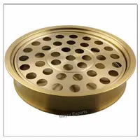 Stainless Steel Holy Communion Tray with Brass Finish