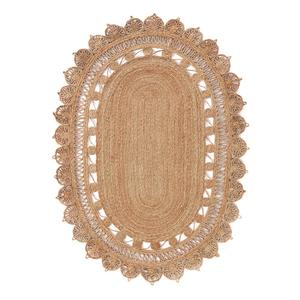 ขายร้อนคุณภาพสูงทอมือถักพรมในร่มกลางแจ้งพรมปอกระเจาถักพรมห้องนั่งเล่นในครัวเรือน - Product Image 3