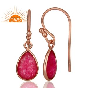 Lunette rouge de luxe, boucles d'oreilles pendantes, accessoires de fabrication de bijoux, argent 925, vente en gros - Product Image 3