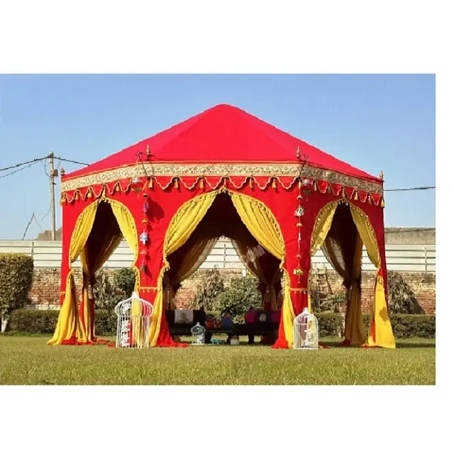 المغربي خيمة ل الهندي الزفاف الإعداد في الهواء الطلق الهندي نمط خيمة للأحداث الديكور الهندي الزفاف خيمة مظلة الديكور