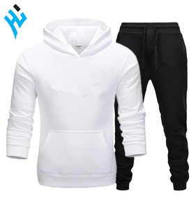 2025ใหม่ชุดกีฬามีฮู้ดแบบรูดซิปขึ้นของผู้ชายชุดวอร์ม2ชิ้นทรงสลิมฟิต - Product Image 6