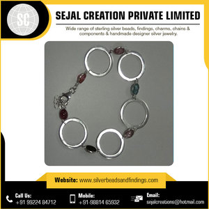 Dernière mode Bracelet en argent sterling 925 avec pierres précieuses Résultats de bijoux pour femmes - Product Image 6