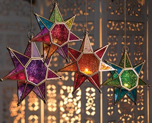 Lanterne en verre de style marocain tendance - Product Image 1