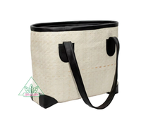 Tas Tangan Kulit PU HUONG QUE dengan Dua Tali Selempang, Tas Pantai dengan Ritsleting, Motif Alam, Gaya Fashion
