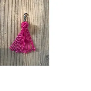 custom made beaded tassels in assorted colors and sizes suitable for bag designer and key tassels