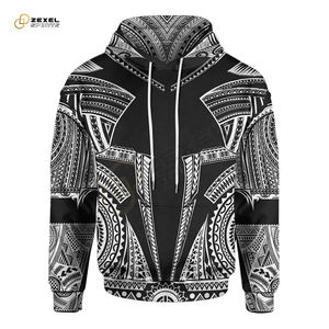 Sudadera con capucha de sublimación personalizada para correr, jersey de poliéster - Product Image 4