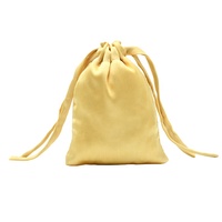 Sac à poussière en satin de soie coloré, promotionnel, personnalisé, avec cordon de serrage double, imprimé, sur mesure, mini (longueur maximale <20 cm), noir
