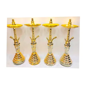 2022 Bestsellers New Egyptian Traditional Design Custom Mini Size Farida Small Brass Hookah at Factory Price
