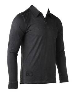 New Custom Design <b>Men's</b> Cotton-Polyester <b>Polo</b> <b>Shirt</b> Solid Color <b>Long</b> <b>Sleeve</b> Anti-Wrinkle Jersey Knitted Fabric Casual Style - Product Image 6