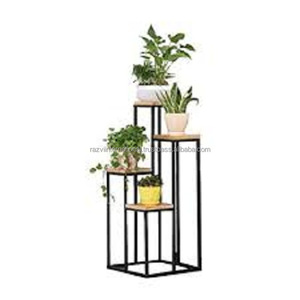 Soporte Metálico de 3 Niveles para Macetas, con Recubrimiento en Polvo, Ecológico y Duradero, para Uso en Interiores y Exteriores - Product Image 2