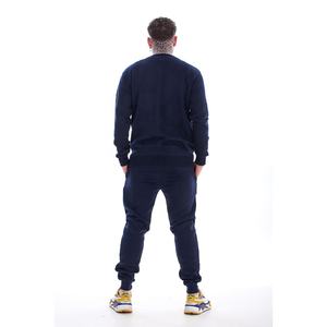 Y2K moda personalizada hombres Streetwear chándal Unisex de gran tamaño Slim Fit hombres Jogging chándal venta al por mayor hombres chándal Conjunto 2 piezas - Product Image 3