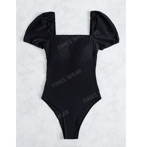 ชุดว่ายน้ำคอเหลี่ยมแบบวันพีชสำหรับผู้ใหญ่ชุดว่ายน้ำริมชายหาดขนาด xxl/xs ไซส์ใหญ่พิเศษพิมพ์โลโก้ได้ตามต้องการ - Product Image 1