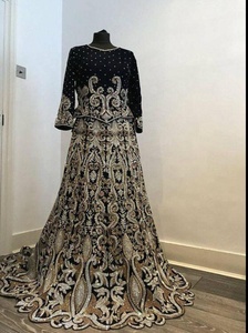 Royal Elegant Heavy Stone Embroidered Bridal <b>Gown</b> Stunning Designer Wedding Wear for <b>Brides</b> - Product Image 3