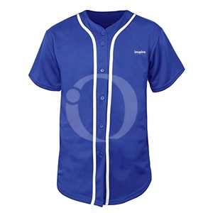 Uniformes de Baseball à rayures pour jeunes hommes, maillot de Baseball cousu personnalisé, chemises brodées sublimées XXL Kawasaki unisexe OEM - Product Image 5