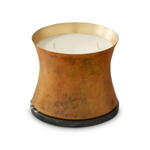 Vela perfumada de diseño personalizado de aspecto único en tarro de metal para decoración del hogar y Bodas de India - Product Image 4