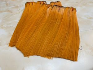 Perruques de cheveux bruts vietnamiens 2023, la meilleure qualité avec les cheveux vietnamiens 100% vierges de couleur orange - Product Image 6