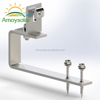 Système de fixation pour tuiles solaires Amoy, support de montage pour toiture en bardeaux