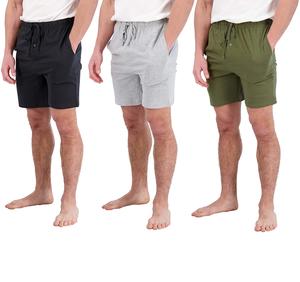 Pantalones Cortos Casuales de Algodón para Hombre, Ligeros, para Verano, Cintura Elástica, Cómodos para Uso Diario - Product Image 1