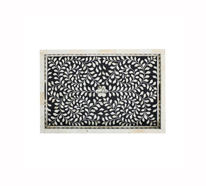 ถาดเสิร์ฟเนื้อหินอ่อนทำด้วยมือทรงสี่เหลี่ยมสำหรับตกแต่งบ้านสำหรับห้องนั่งเล่น - Product Image 6