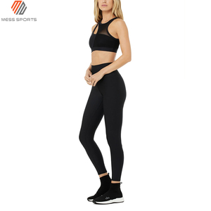 Nouvel ensemble de yoga 2 pièces personnalisé avec logo pour femme, doux, respirant, décontracté, tenue de fitness, ensemble de vêtements de sport 2026 - Product Image 2