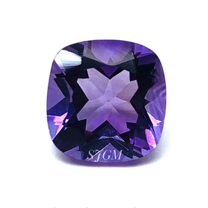 5mm <b>Cushion</b> Cut Natural Brazilian Amethyst High Quality Faceted Loose Gemstone Rose Quartz Unique Piece Wholesale Factory Price - Product Image 1