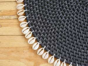 Juego de manteles individuales de ratán, conchas de cauri - Product Image 5