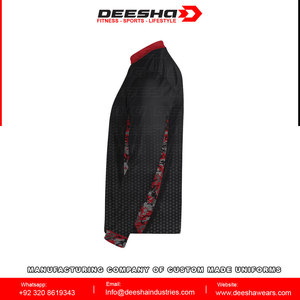 เสื้อตกปลาซิป1/4ป้องกันรังสียูวีระบายอากาศได้ดีเสื้อ100% โพลีเอสเตอร์คอตั้งเสื้อกลางแจ้งกันน้ำไซส์พิเศษ - Product Image 4